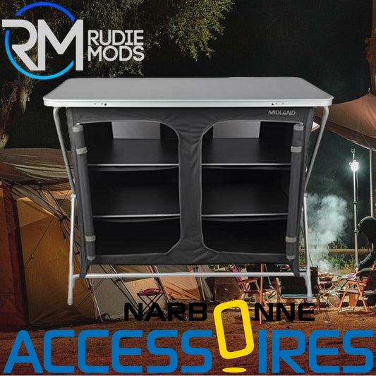 ADHARA CAMPING STORAGE UNIT - MIDLAND great for camping, caravan, awnings
