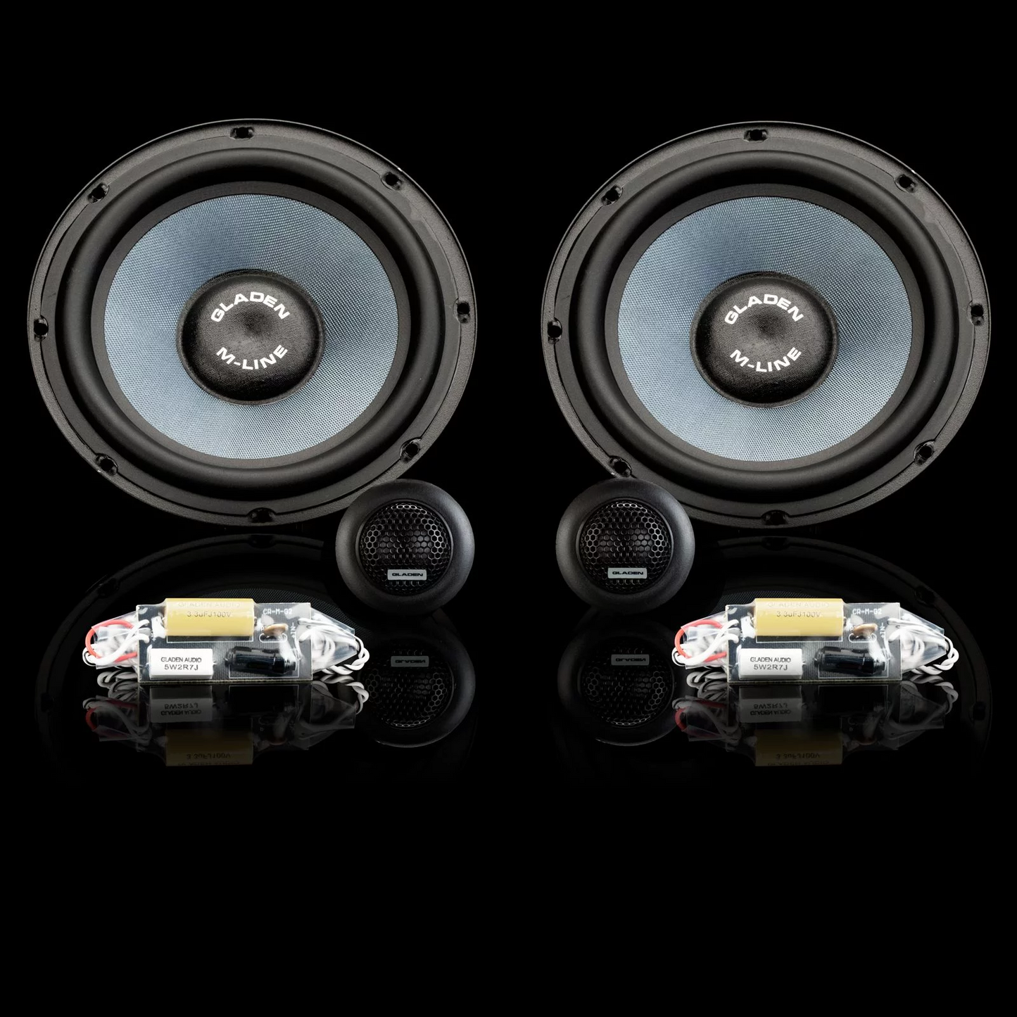 GLADEN M-LINE M 165 G2 2-WAY CAR COMPONENT SPEAKER SYSTEM