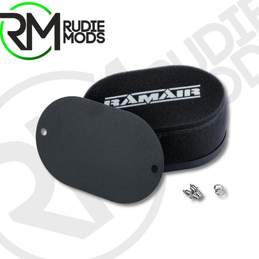 Carburettor Foam Car Air Filter with Blank Baseplate - 40mm Internal Height