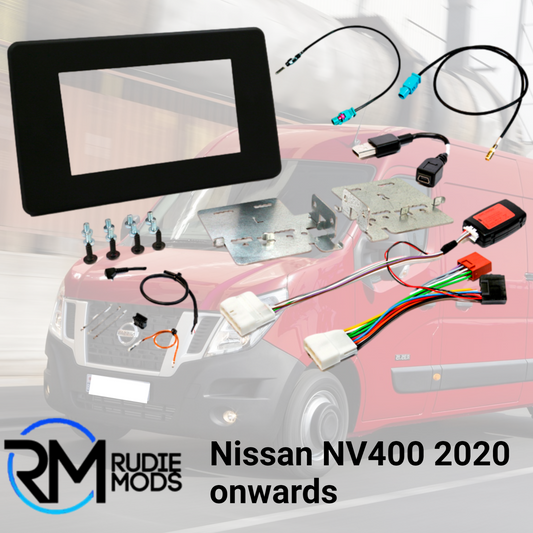 Incartec Fitting Kit For Nissan - NV400 2020 Onwards Double Din Fitting Kit