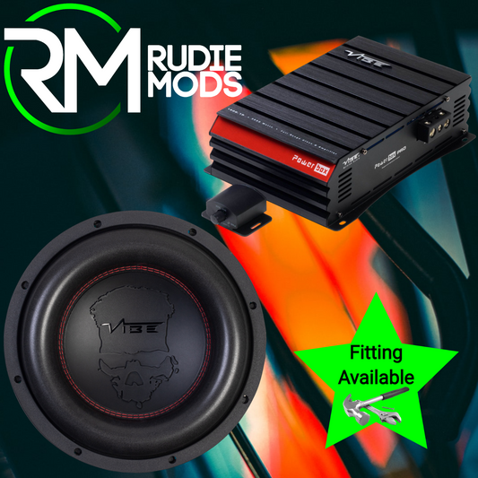 Vibe Blackdeath 15" Car Sub & Amp Package 1500W RMS