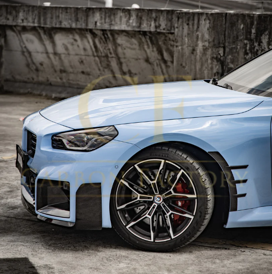 BMW G87 M2 M Performance Style Pre-Preg Carbon Fibre Front Arch Trims 23-Present