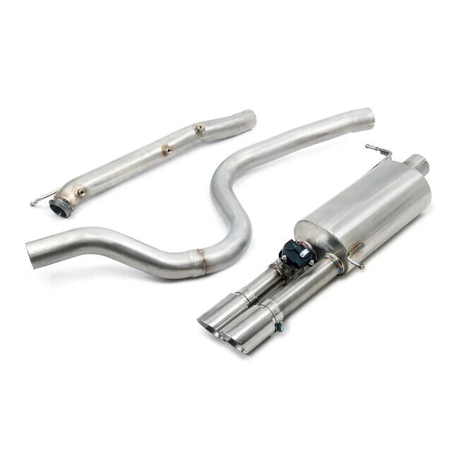 COBRA SPORT Ford Fiesta Mk8 2018-22 ST Cat Back Valved Performance Exhaust Black