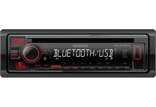 Kenwood KDC-BT460U CD/USB Receiver with Bluetooth Car Headunit Stereo