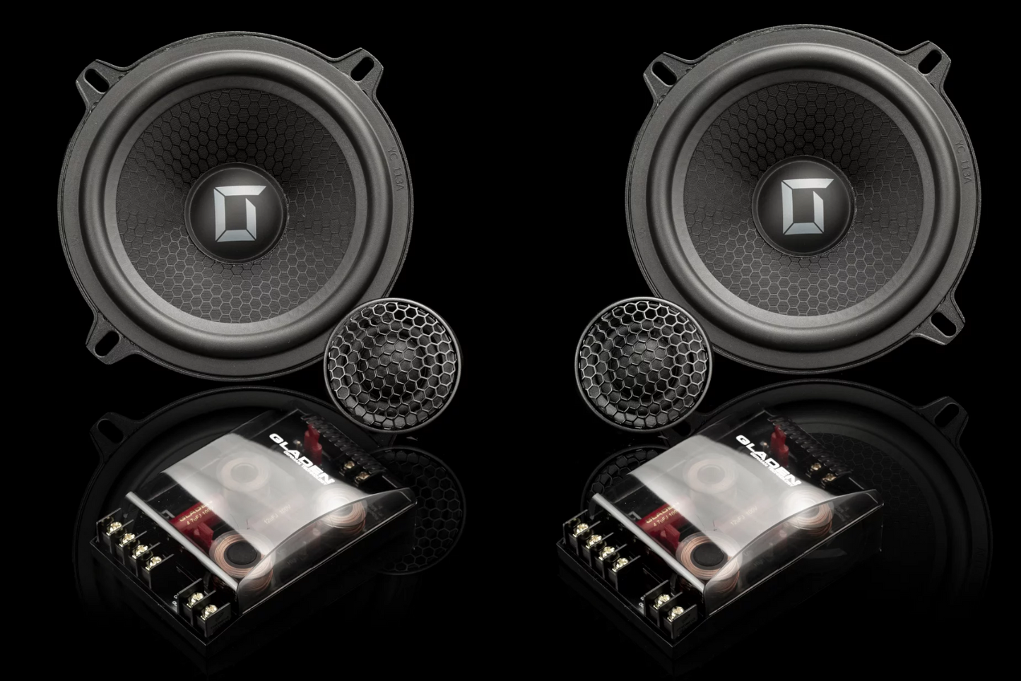 GLADEN SIGMA 130.2 COMPONENT 2-WAY CAR SPEAKER SYSTEM - HIGH PERFORMANCE 2-WEGE