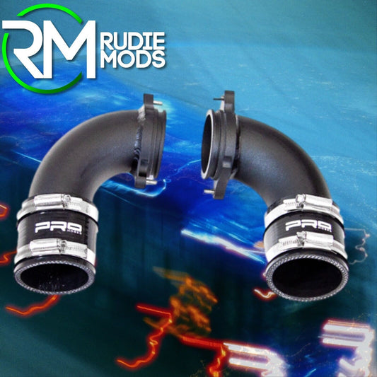 ALFA ROMEO GIULIA QUADRIFOGLIO INLET ELBOWS BY AIRTEC MOTORSPORT