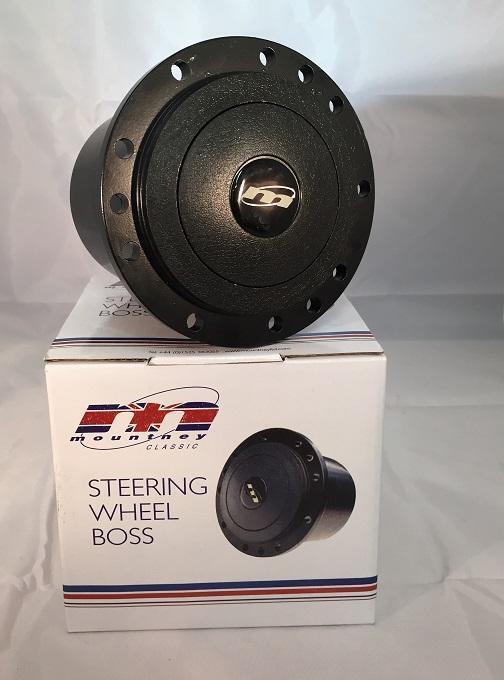 Mountney VW Transporter T25 T3 79-92 Traditional Steering Wheel Boss Kit BLACK