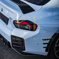 BMW G87 M2 M Performance Style Pre-Preg Carbon Fibre Rear Bumper Trims 2023-