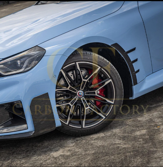 BMW G87 M2 M Performance Style Pre-Preg Carbon Fibre Front Arch Trims 23-Present
