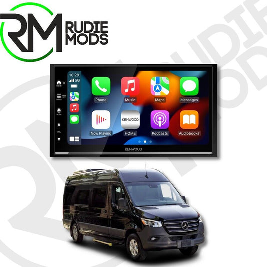 Mercedes Sprinter 2018-2023 Genuine Carplay & Auto Upgrade Kenwood DMX7722DABS