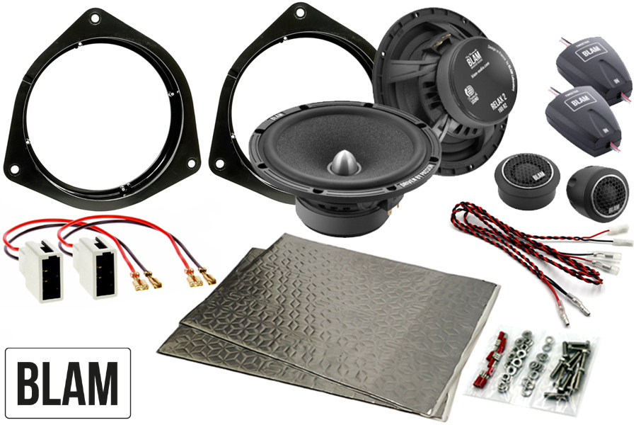 Subaru BRZ 2012 - 2017 165mm (6.5 Inch) BLAM speaker upgrade fitting kit