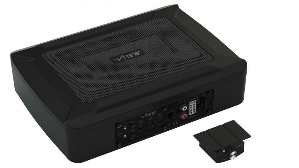 Vibe PULSEC8-V8 Amplified Underseat Car Audio Subwoofer - 240w Peak