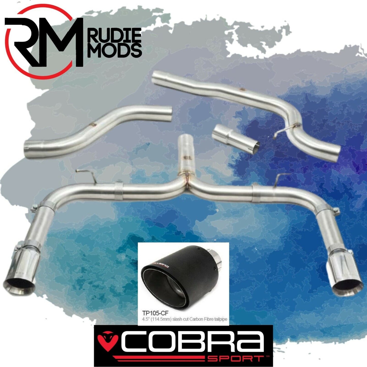 Cobra Sport Venom Race GPF-Back Performance Exhaust fit Ford Focus ST Estate Mk4