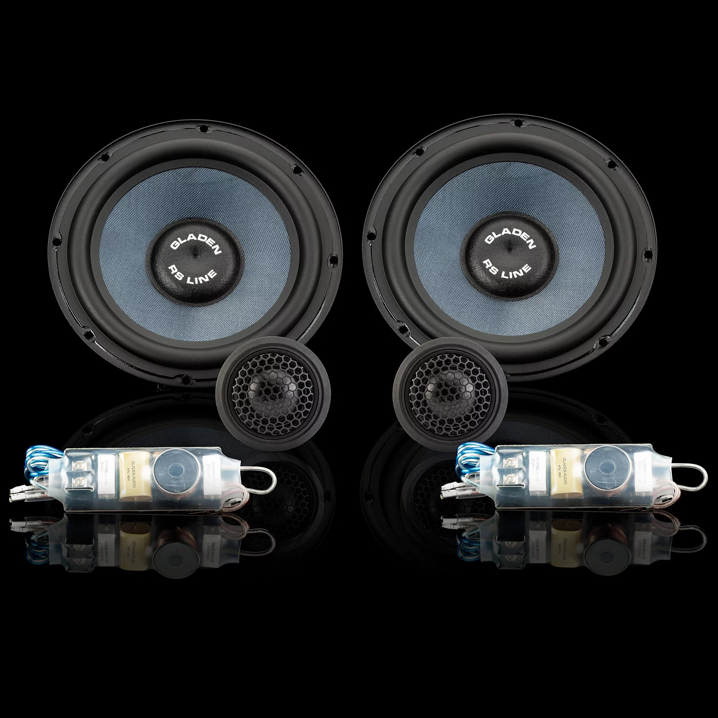 GLADEN RS-165 SPEED-G2 2-WAY ALL-ROUND CAR COMPONENT SPEAKER SYSTEM
