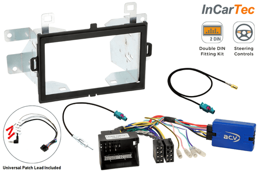 Mercedes Sprinter (2018-2023) Double DIN stereo upgrade fitting kit (STANDARD)
