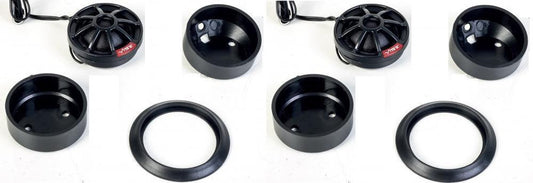 Vibe SLICK1C-V7 Slick Car Tweeters 2" 1 Pair including crossovers 150w