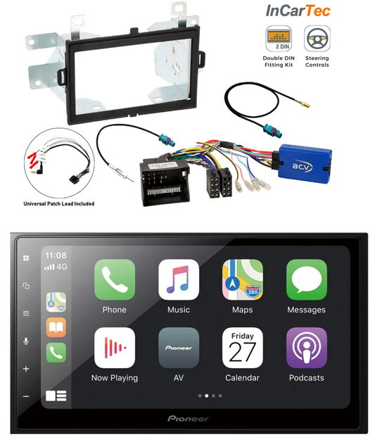 Pioneer SPH-DA250DAB Mercedes Sprinter 18-23 stereo upgrade CarPlay Android Auto