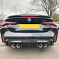 BMW G80 M3 G82 G83 M4 M Performance Style Carbon Fibre Rear Diffuser 21-PRESENT