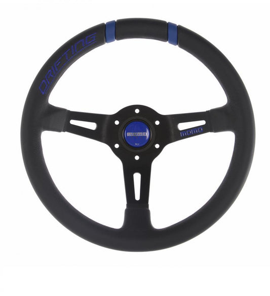 GENUINE Momo Drifting BLUE Steering Wheel 330mm with 90mm dish
