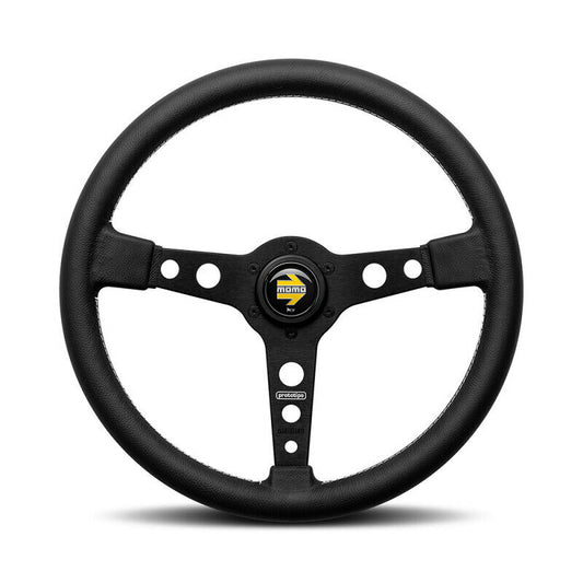 MoMo PROTOTIPO STEERING WHEEL - BLACK/BLACK Ø370mm VPRO370BLKBR