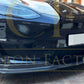 Carbon Fibre Front Splitter V Style Tesla Model 3 2016-Present Carbon Factory