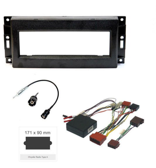 InCarTec Single Din Complete Fitting Kit for Grand Cherokee 2005 - 2009