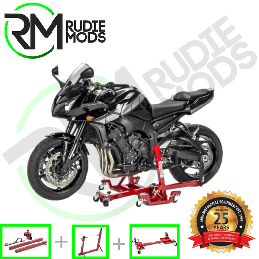 Abba Superbike Stand with Dolly & Front Arm Lift for Honda Motorcycles