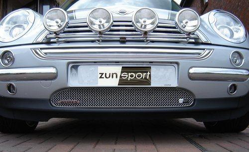 Zunsport Mini Cooper 01-06 Front Stainless Steel Grille Without Center Bar