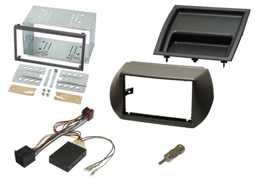 InCarTec FK-369 Fiat Fiorino 2008 On Double Din Stereo Fitting Kit