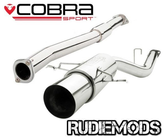 Cobra Sport fits Impreza Turbo 01-07 Cat Back Exhaust Round Pipe Res 2.5"