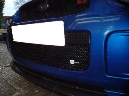 Zunsport Fits Subaru Impreza Blob Eye BLACK Front Lower Full Span Grille ZSU1260