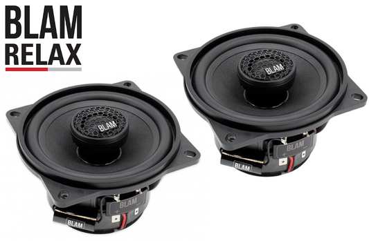 BLAM RELAX 100RFC 100mm (4 inch) 2ohm, 2-Way Coaxial car audio speakers (PAIR)