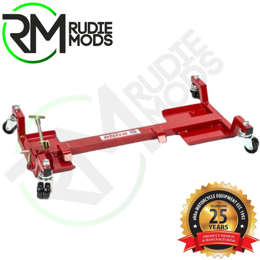 Workshop Garage Bike Dolly Abba Moto Glide For Abba Superbike Stand