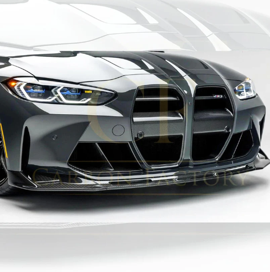 M STYLE CARBON FIBRE FRONT SPLITTER FOR BMW G80 M3 G82 G83 M4 2021-PRESENT