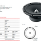 VW Jetta Bora 1999 - 2005 BLAM complete speaker upgrade fitting kit 165mm (6.5")
