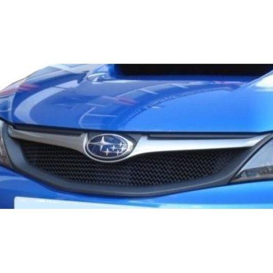 Zunsport Fits Subaru Impreza WRX 2008 On BLACK Front Upper Grille insert