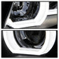 BMW 3 Series E90 and E91 05-08 Black LED 3D DRL Daylight Running Lights Headligh