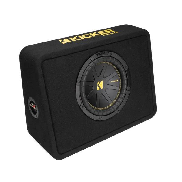 Kicker COMPC 10" SUBWOOFER THIN PROFILE LOADED ENCLOSURE - 2 OHM KA50TCWC102