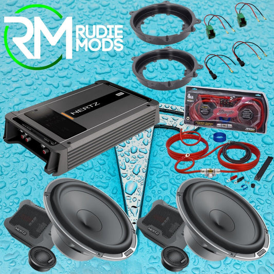 Hertz Mille Legend Speaker & Amplifier Upgrade Package for Tesla Model 3 2017+