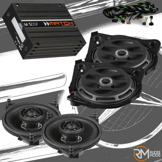 Rudiemods MATCH Stage 1 Speaker Upgrade System For MERCEDES E CLASS A238 2017