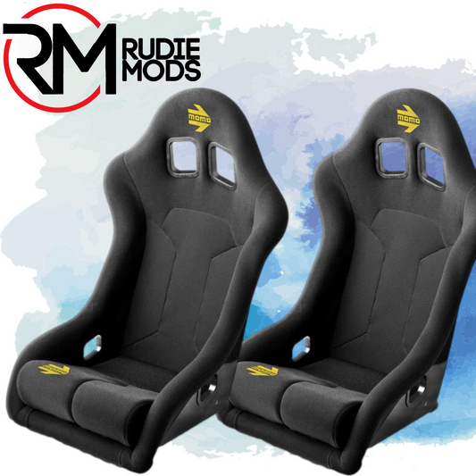 MOMO Super Cup Racing Bucket Seats Motorsport track day fast road use Twin Pack