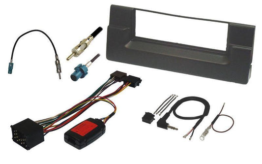 InCarTec FK-115-R BMW E39 5 Series Single Din Fitting Kit - Round Pin