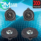 MOREL BMW 4" COAXIAL SPEAKERS & 8" UNDERSEAT SUBS PACKAGE