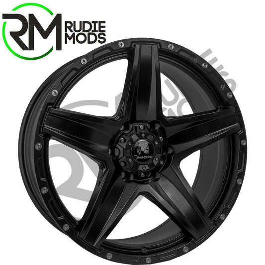 Tomahawk Apache Satin Black Alloy Wheel Single for Mercedes X Class