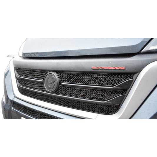 Zunsport Fiat Ducato 2023 - Upper Grille Set - Stainless Silver
