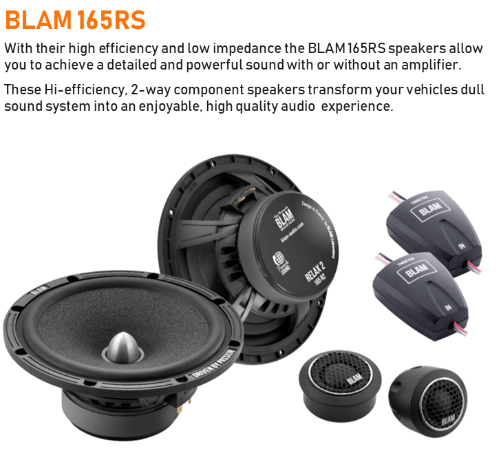Seat Toledo MK2 MK3 BLAM complete speaker upgrade fitting kit 165mm (6.5")