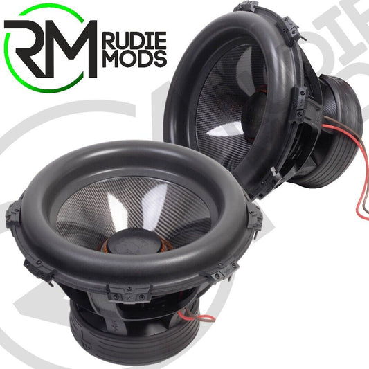 VIBE BDC15D1SPL-V4 15″ Black Death 15000 Watts Max Competition Subwoofer Package