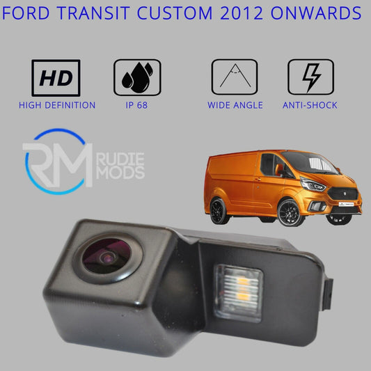 MotorMax Ford Transit Custom 12 On Aftermarket Tailgate Handle Reversing Camera