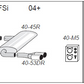 Jetex Exhaust Audi A3 (8PA) 2WD Turbo Sportback 2003+ Half System non-resonated