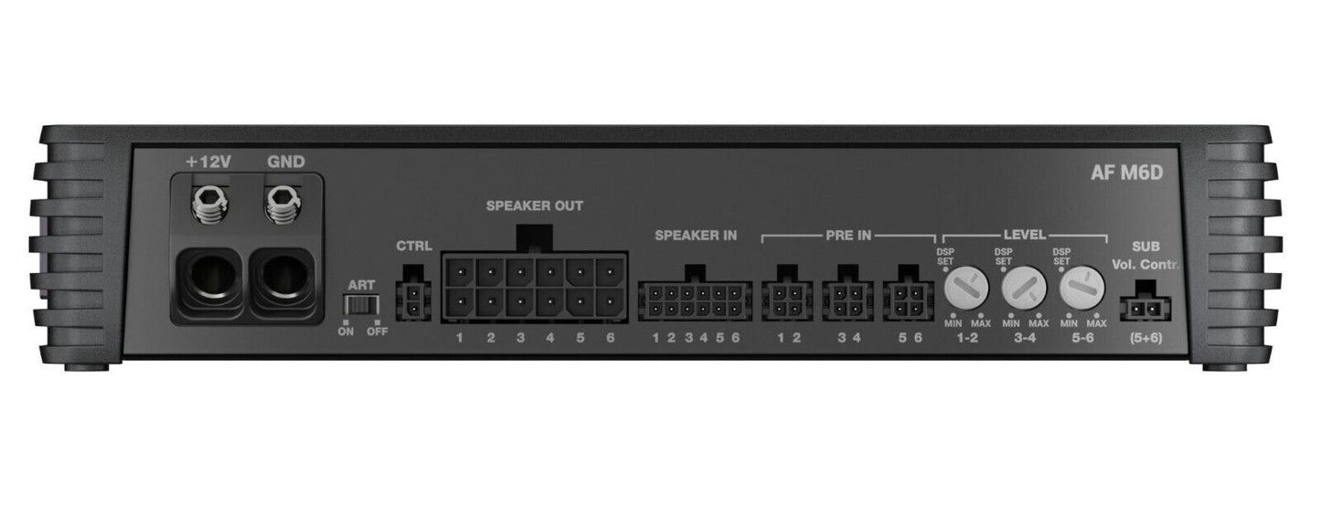 Audison Forza AF M6D - High-power 6-channel Car amplifier 6x135W RMS